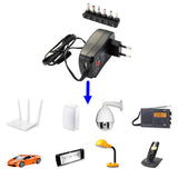 Maxbell 2.1A 30W 3V 4.5V 5V 6V 7.5V 9V 12V AC DC Charger USB Port Power Adapter