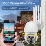 Maxbell 1080P HD Waterproof Outdoor PTZ Wifi Security Camera Night Vision USPlug 16G