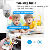 Maxbell 1080P HD Waterproof Outdoor PTZ Wifi Security Camera Night Vision USPlug 64G
