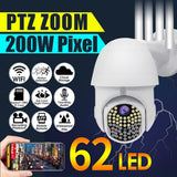 Maxbell 1080P HD Waterproof Outdoor PTZ Wifi Security Camera Night Vision USPlug 64G