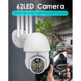 Maxbell 1080P HD Waterproof Outdoor PTZ Wifi Security Camera Night Vision USPlug 64G