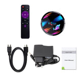 Maxbell Smart H96 Max X3 Dual Wifi HDMI 2.1 A55 Box 4GB + 128GB EU Plug