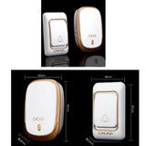 Maxbell Waterproof Smart Home Welcome Wireless Doorbell Receiver Door Bell Security