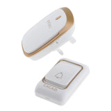 Maxbell Wireless Doorbell Waterproof 300M Range Door Bell with 36 Songs Ring UK Plug