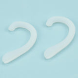 Mouth Mask Soft Silicone Ear Protector Hook Earbud Gel Earloop Cover White