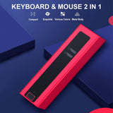 Maxbell Mini Cool Bluetooth Wireless Laser Projection Virtual Keyboard Rose Gold