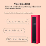 Maxbell Mini Cool Bluetooth Wireless Laser Projection Virtual Keyboard Rose Gold