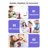 Maxbell Mini Cool Bluetooth Wireless Laser Projection Virtual Keyboard Rose Gold