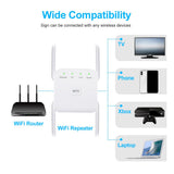 Maxbell AC1200Mbps WIFI Repeater&Dual Band 2.4G& 5G Wireless Range Extender