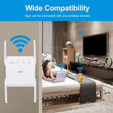 Maxbell AC1200Mbps WIFI Repeater&Dual Band 2.4G& 5G Wireless Range Extender