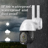 Maxbell 1080P WiFi IP Security PTZ Camera Outdoor Two-Way Audio US Plug