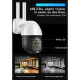 Maxbell 1080P WiFi IP Security PTZ Camera Outdoor Two-Way Audio US Plug