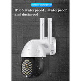 Maxbell 1080P WiFi IP Security PTZ Camera Outdoor Two-Way Audio US Plug