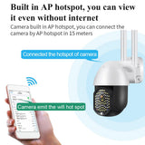 Maxbell 1080P WiFi IP Security PTZ Camera Outdoor Two-Way Audio US Plug