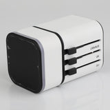 Maxbell Travel Adapter International Power Charger Plug Converter 2-USB Type-C White