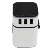 Maxbell Travel Adapter International Power Charger Plug Converter 2-USB Type-C White