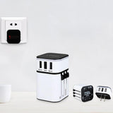 Maxbell Travel Adapter International Power Charger Plug Converter 2-USB Type-C White