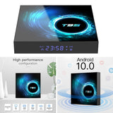 Maxbell Quad Core Smart Media Player Digital STB 4GB+64GB EU Plug Single Frequency
