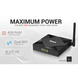 Maxbell TX6S Android 10.0 Antenna TV  H616 G31 MP2  Single WiFi 2GB + 8GB AU