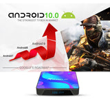 Maxbell 4K Ultra HD X88 PRO 10 Quad Core Smart Media Player RK3318  2G+16G EU Plug