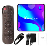 Maxbell 4K Ultra HD X88 PRO 10 Quad Core Smart Media Player RK3318  4G+64G EU Plug