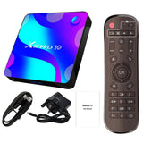 Maxbell 4K Ultra HD X88 PRO 10 Quad Core Smart Media Player RK3318  4G+128G UK Plug