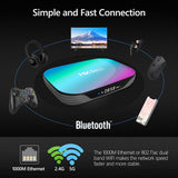 Maxbell 32/64/128GB STB S905X3 Quad Core WiFi BT 2.4/5G 8K Media 4+32g UK Plug