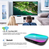 Maxbell 32/64/128GB STB S905X3 Quad Core WiFi BT 2.4/5G 8K Media 4+128g EU Plug
