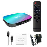 Maxbell 32/64/128GB STB S905X3 Quad Core WiFi BT 2.4/5G 8K Media 4+128g EU Plug