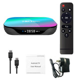 Maxbell 32/64/128GB STB S905X3 Quad Core WiFi BT 2.4/5G 8K Media 4+128g EU Plug