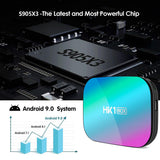 Maxbell 32/64/128GB STB S905X3 Quad Core WiFi BT 2.4/5G 8K Media 4+128g EU Plug