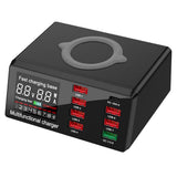 Maxbell QC 3.0 Charging 8-USB Ports Dock Station Qi Wireless Fast Charger AU Plug