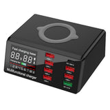 Maxbell QC 3.0 Charging 8-USB Ports Dock Station Qi Wireless Fast Charger AU Plug
