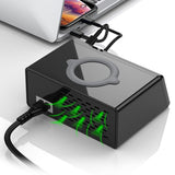 Maxbell QC 3.0 Charging 8-USB Ports Dock Station Qi Wireless Fast Charger AU Plug