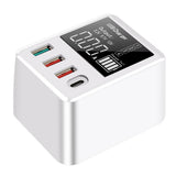 Maxbell QC 3.0 Multi-Port USB Charger 30W Fast Charging LED Display UK Plug