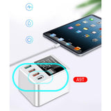 Maxbell QC 3.0 Multi-Port USB Charger 30W Fast Charging LED Display UK Plug