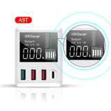Maxbell QC 3.0 Multi-Port USB Charger 30W Fast Charging LED Display UK Plug