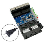 Maxbell Ethernet Converter Switch 4*RJ45 2* Fiber SC Single Mode US Plug Mainboard