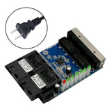 Maxbell Ethernet Converter Switch 4*RJ45 2* Fiber SC Single Mode US Plug Mainboard