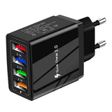 Maxbell USB Power Adapter Home Wall Charger EU Plug for Phones Charger Black