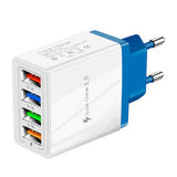 Maxbell USB Power Adapter Home Wall Charger EU Plug for Phones Charger Dark Blue