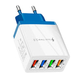 Maxbell USB Power Adapter Home Wall Charger EU Plug for Phones Charger Dark Blue