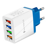 Maxbell USB Power Adapter Home Wall Charger EU Plug for Phones Charger Dark Blue