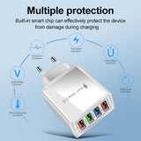 Maxbell USB Power Adapter Home Wall Charger EU Plug for Phones Charger Light Blue