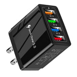 Maxbell USB Hub Wall Charger Power Adapter US Plug Charging Block Black