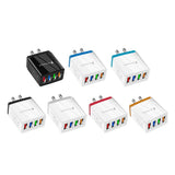 Maxbell USB Hub Wall Charger Power Adapter US Plug Charging Block Black