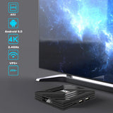 Maxbell Android 9.0 Media Player 3D Video Wifi Bluetooth Smart Top Box 1+8G US