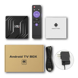 Maxbell Android 9.0 Media Player 3D Video Wifi Bluetooth Smart Top Box 1+8G US