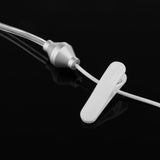 Maxbell Air Tube Monaural In Ear Earphone Anti-radiation Headset 3.5mm White
