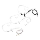 Maxbell Air Tube Monaural In Ear Earphone Anti-radiation Headset 3.5mm White